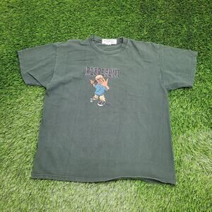 Vintage 90s Represent Hip-Hop Shirt Womens XL 23x27 Green